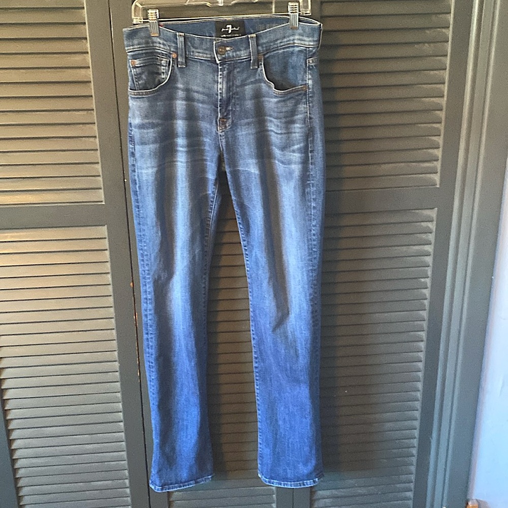 7 For All Mankind Men's The Straight Jean - Picture 2 of 5